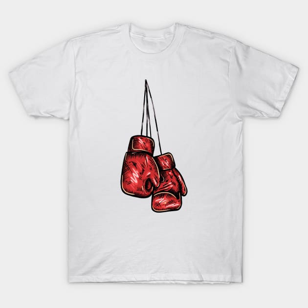 boxing gloves T-Shirt by Razym